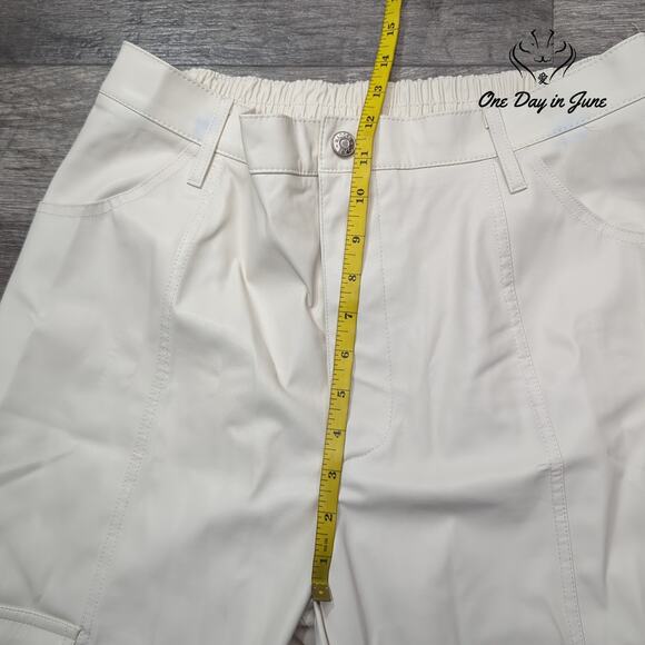 Madden NYC Faux Leather Jogger Pants Size XXXL - Picture 4 of 6